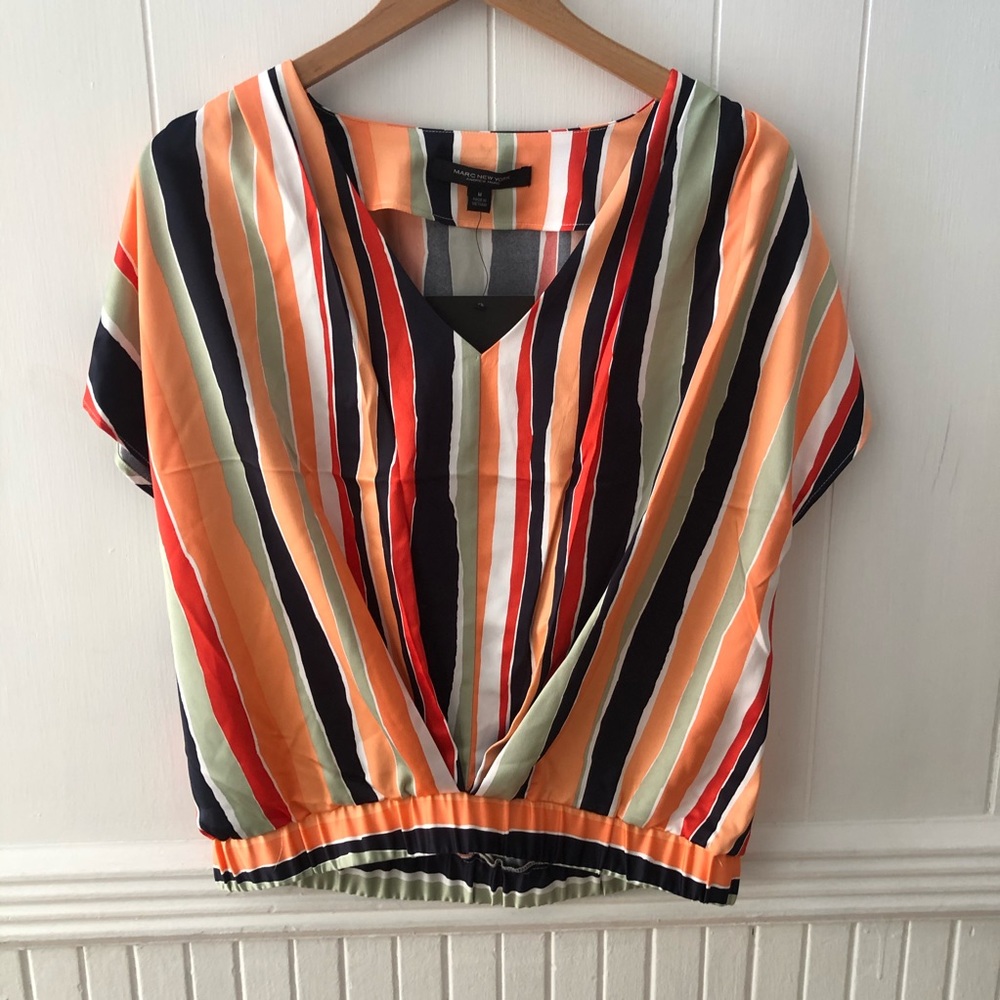 Marc New York Stripped Blouse
